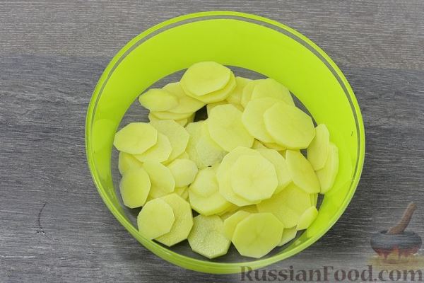 Картофель, запечённый с сайрой