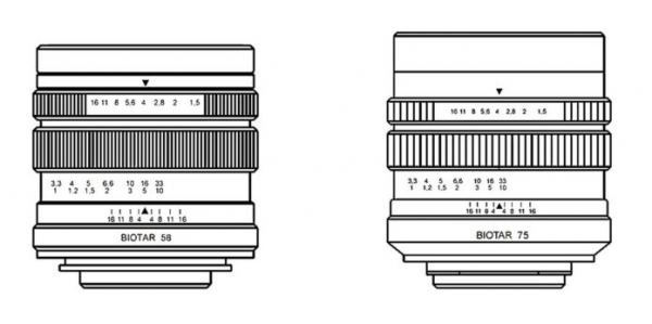 Представлены объективы Biotar 58mm F/1.5 II и 75mm F/1.5 II