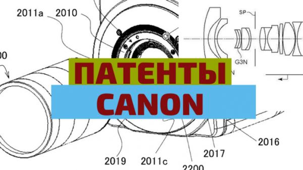 Запатентован объектив Canon RF 11-24mm F/4
